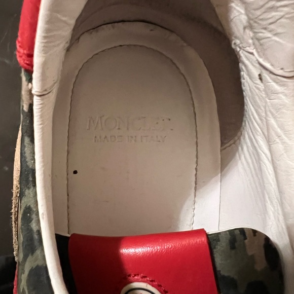 Men Moncler San Diego Logo Sneakers 42 - Picture 8 of 8